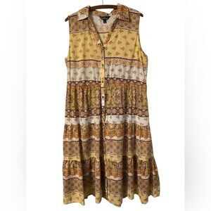 Mlle Gabrielle Dress Size L Cottagecore Prairie Retro